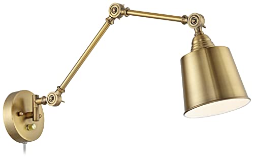 Mendes Antique Brass Swing Arm Plug (Antique Brass)
