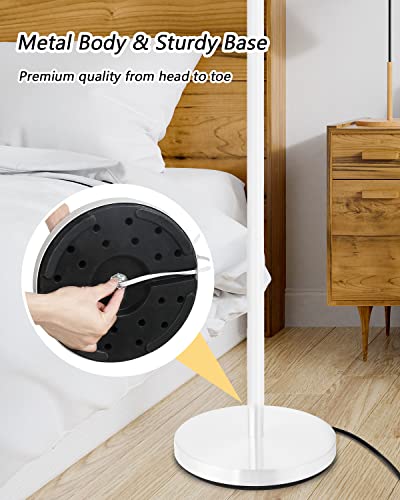Torchiere Floor Lamp (White Torchiere Floor Lamp)