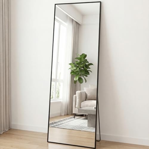 19"x58" Mirror Full Length (Claccic Black-rect / 58"L x 19"W)