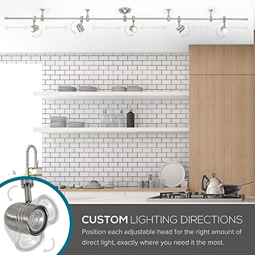 19655 002 Transitional 5 (5-Light / Brushed Nickel)