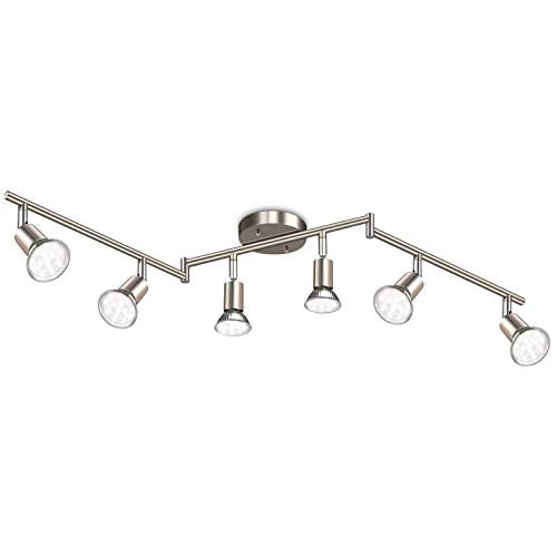 6 Light LED Track Lighting Kit (Matt Nickel / 6 Light)