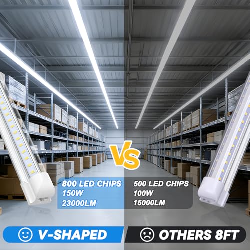 LED Shop Lights 8FT 150W