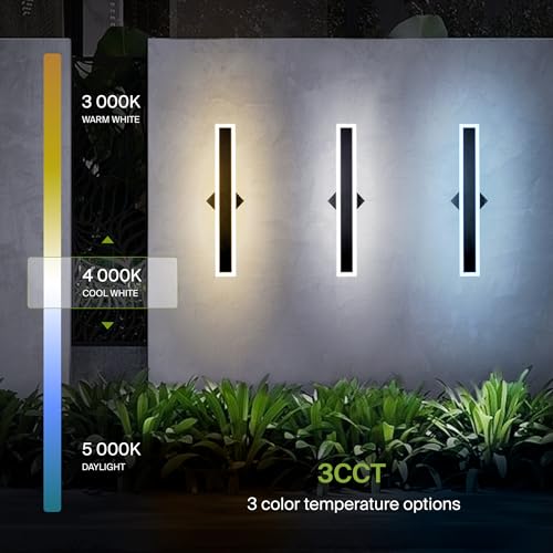 24" LED Linear Wall Sconce (Black)