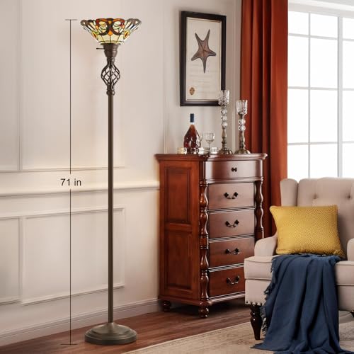 Torchiere Floor Lamp for Living Room (Multicolor)