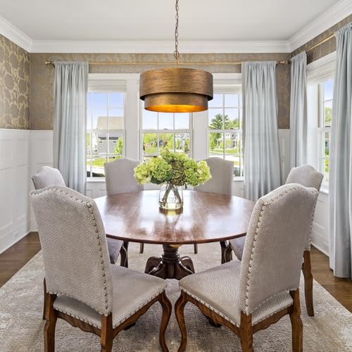 Farmhouse Drum Chandelier (Copper Bronze / 20")