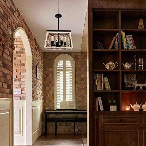 17.72Inches Farmhouse Pendant Light (17.73InchesWhite)
