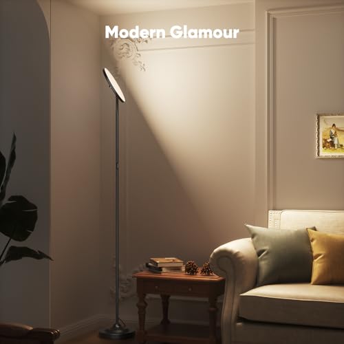 36W LED Floor Lamp (Deep Black)