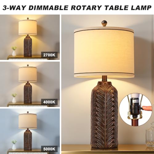26.5'' Living Room Lamps Set of 2 (Bronze)