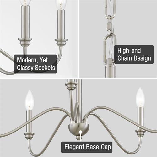 Archer 28" Farmhouse 5 (Brushed Nickel / 28")