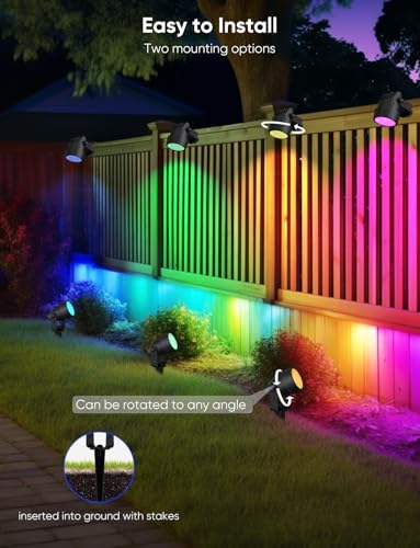 Landscape Lighting (Black / 4 Pack)