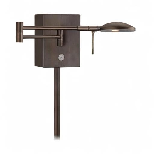 P4338 647 George's Reading Room LED Swing Arm Wall Lamp (Copper Bronze Patina)