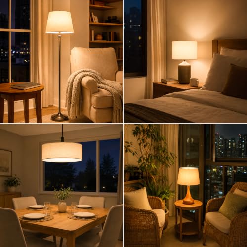 100079 LED Light Bulbs 60 Watt Equivalent A19 E26 Standard Medium Base