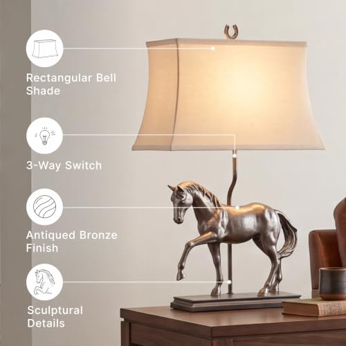 Sandorman Horse Table Lamp (Bronze Finish / Table Lamp)