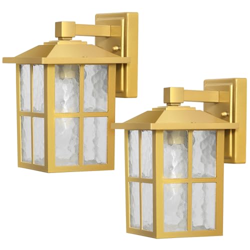 Outdoor Patio Wall Light Fixtures Set of 2