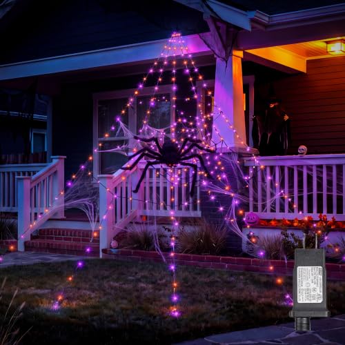 Halloween Spider Web Lights