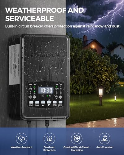 200W Low Voltage Landscape Transformer