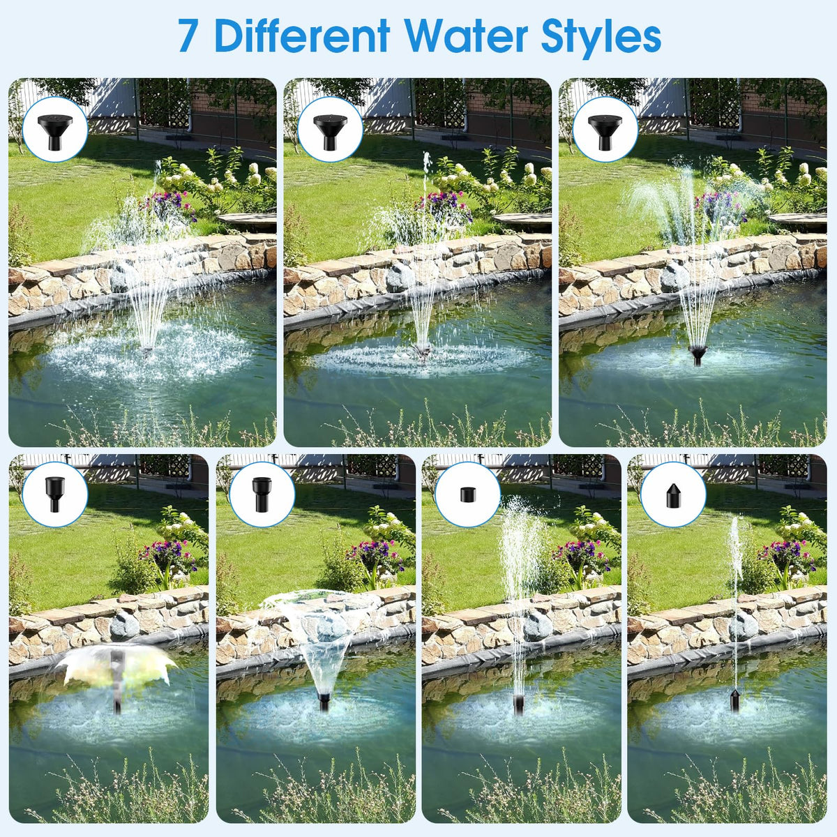 12W Solar Water Fountain Pump (12W Solar Fountain Pump)