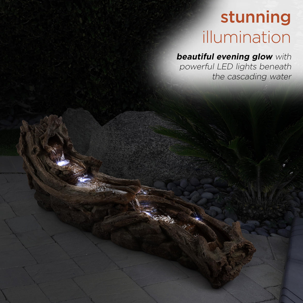 80" Long Indoor (80' L - River Stream w/ LED's)