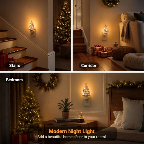 Christmas Tree Night Light (white Christmas Tree / 1 Pack)