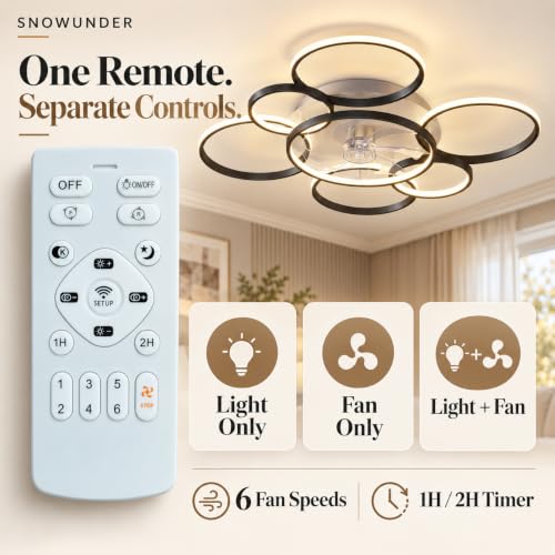 41" Ceiling Fans with Lights