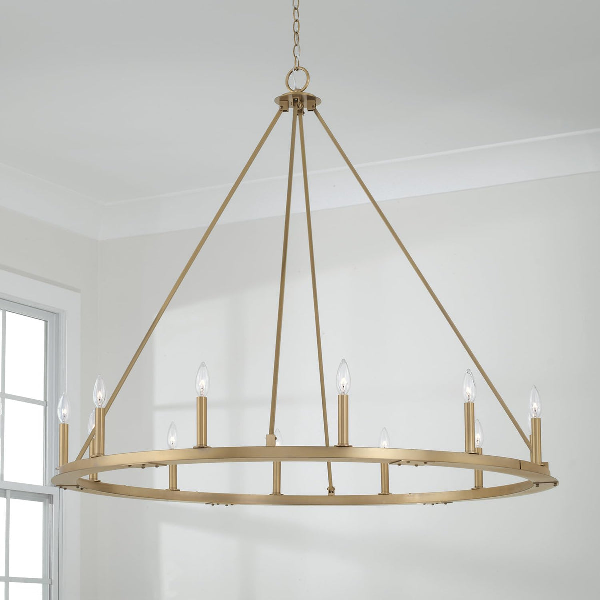 Capital Lighting 4912AD (12-Light / Aged Brass)