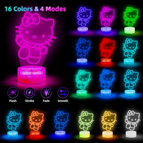Cat Night Light (Pink)
