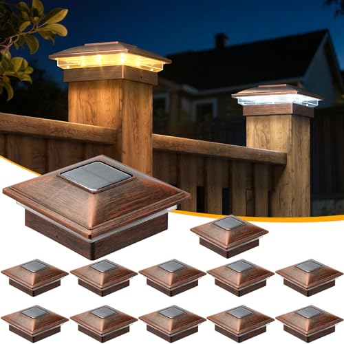 Solar Post Cap Lights (Brushed Copper)