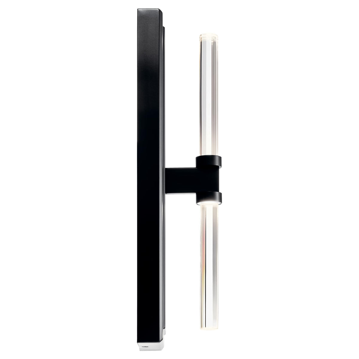 Sycara 19" 2 Light LED Wall Sconce Light (19" (2 Light) / Black)