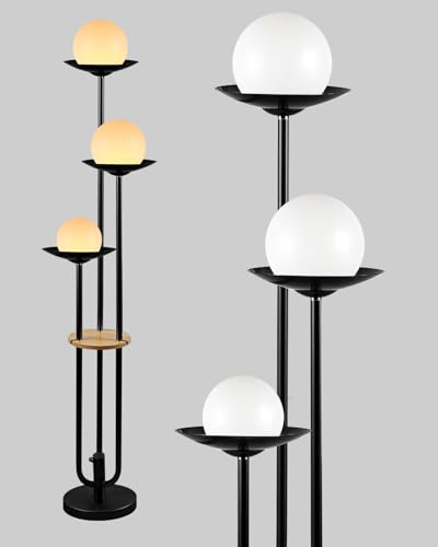 Globe Floor Lamp with LED Bulbs Included