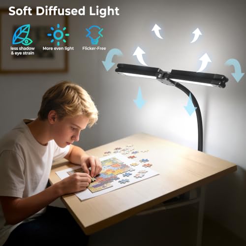 LED Floor Lamp with 4 Light Bars