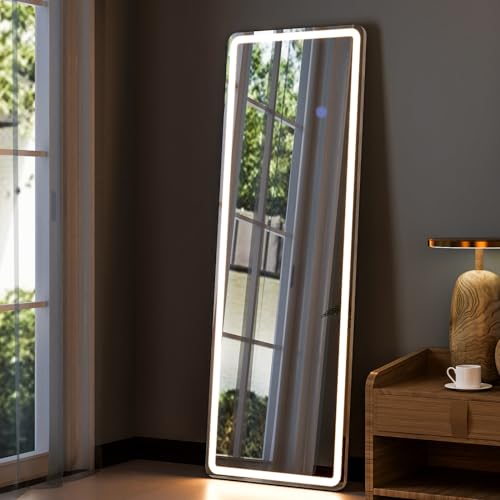 LED Full Length Mirror (Rectangle / 60"L x 16"W)