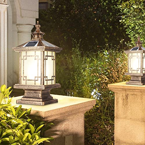 LED Solar Post Light Outdoor