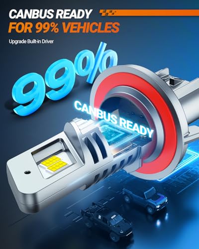 H13 Bulb H13 9008 Fog Lights Bulb 50000LM Super Bright (H13/9008)