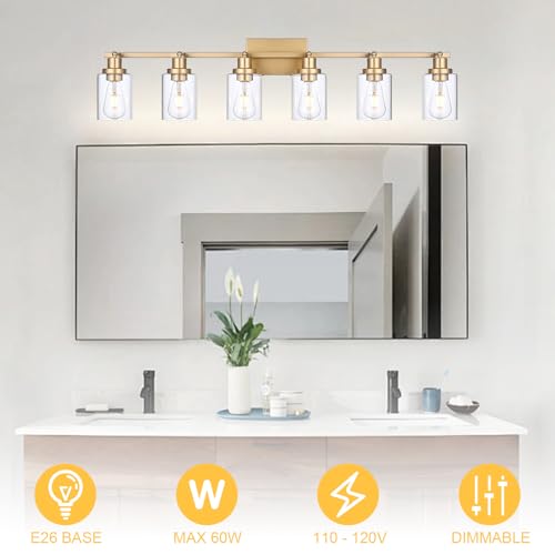 6 Light Track Lighting Kits Gold (Gold / 6-Light)