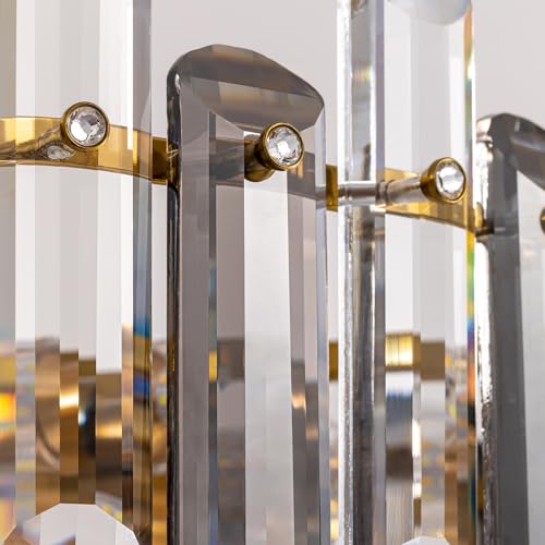 Gold Crystal Chandeliers (24")