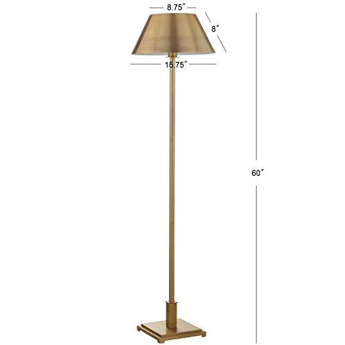 Roxy Floor Lamp Modern Metal 60" Standing Tall (Brass Gold)