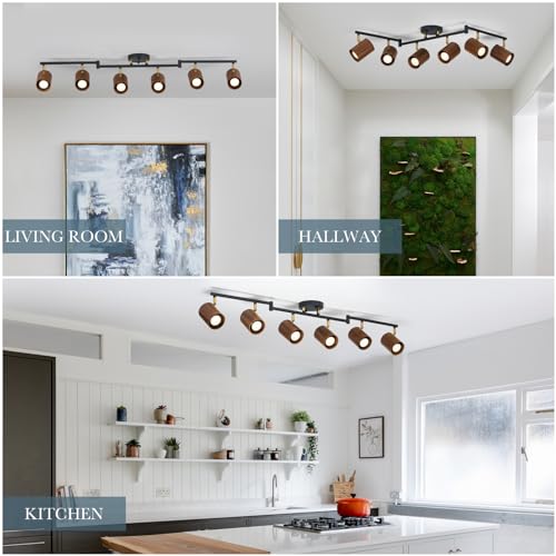 Modern 6 Light Ceiling Track Lighting (6-Light)