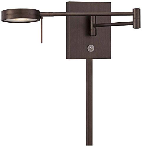 P4308 647 George's Reading Room LED Swing Arm Wall Lamp (Copper Bronze Patina)