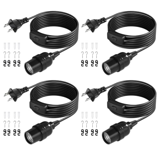 Pendant Light Cord (13ft - Black)