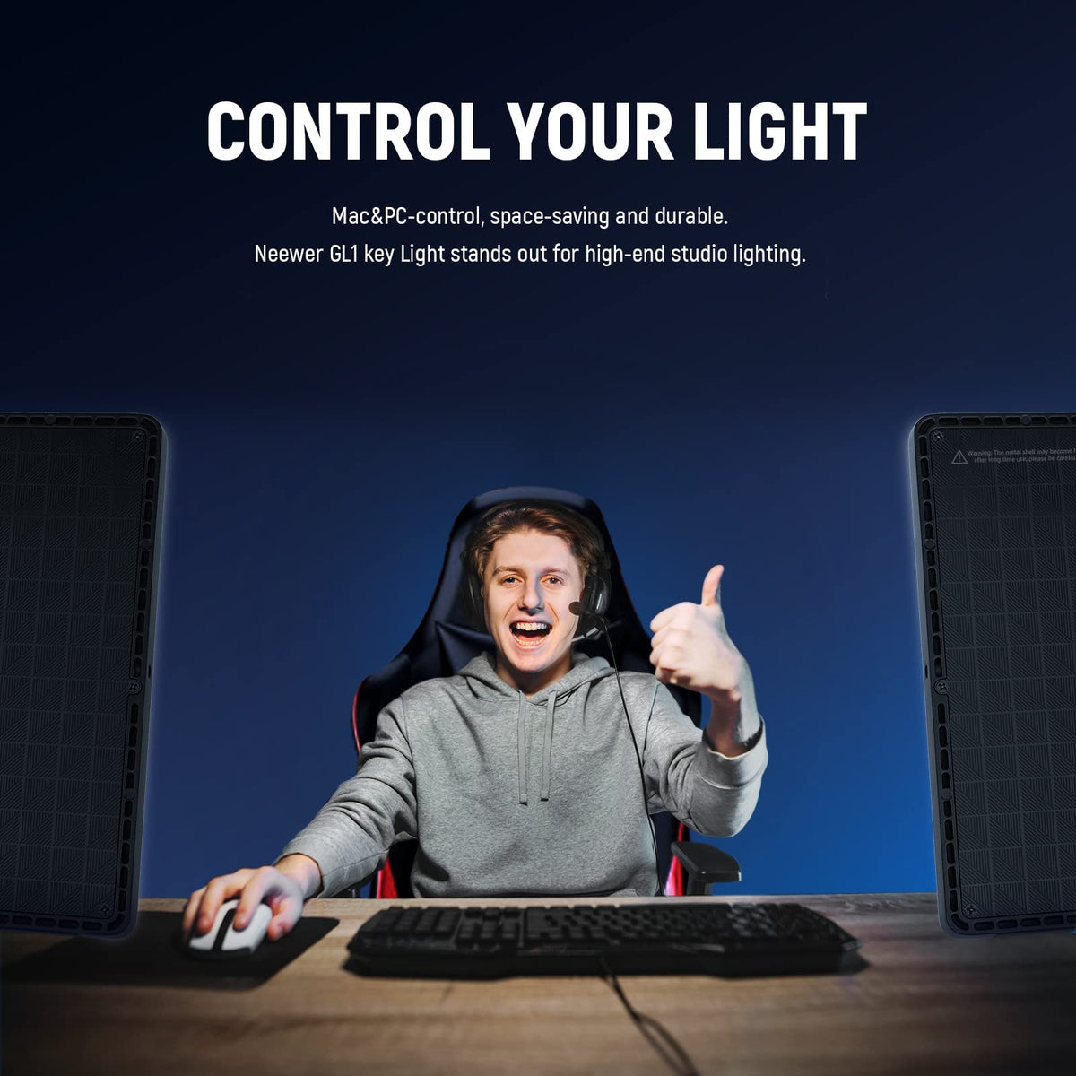 15.5" Key Light Streaming Light