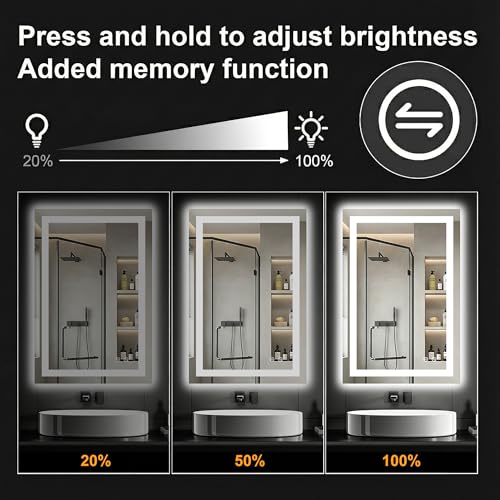 17 REC LED Mirror