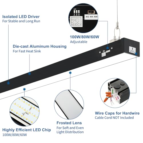 4FT Linkable LED Linear Light for Commercial Office