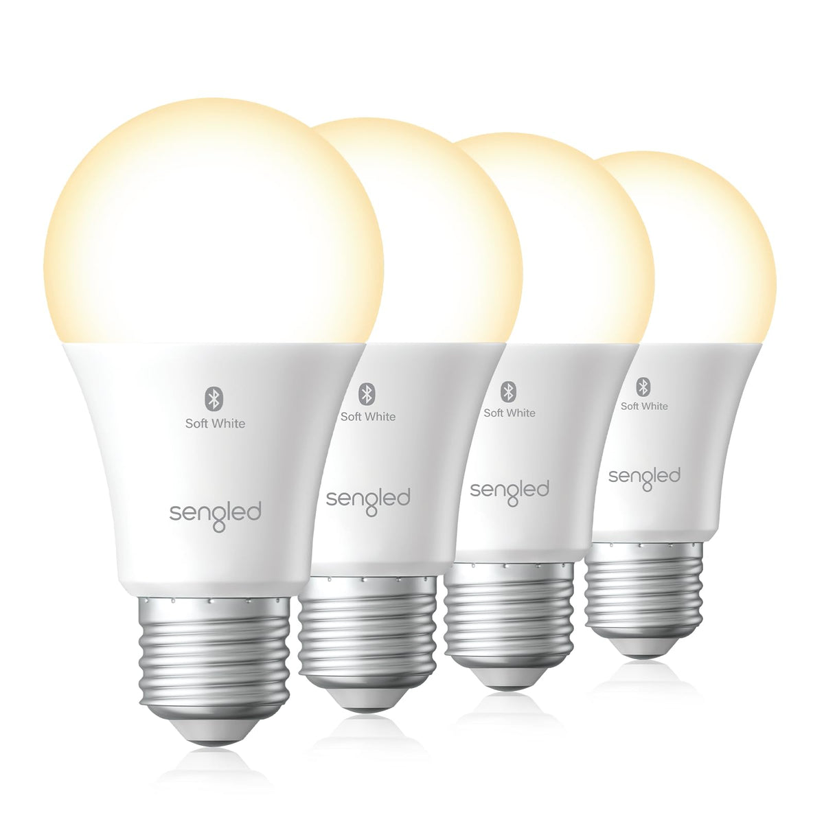 Alexa Light Bulb 75W Equivalent (Soft White (2700k) / 4 Count (Pack of 1))