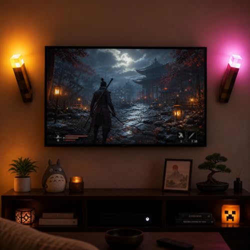 Wall Torch Lamp (Black)