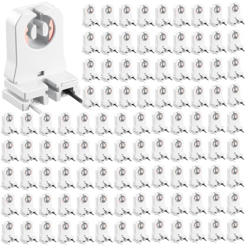 150 Pack Non Shunted LED Tombstones T8 T10 T12 Lamp Holder (with Wire)