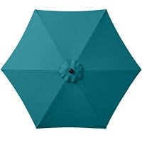 7.5ft Solar Umbrella LED Lighted Patio Umbrella