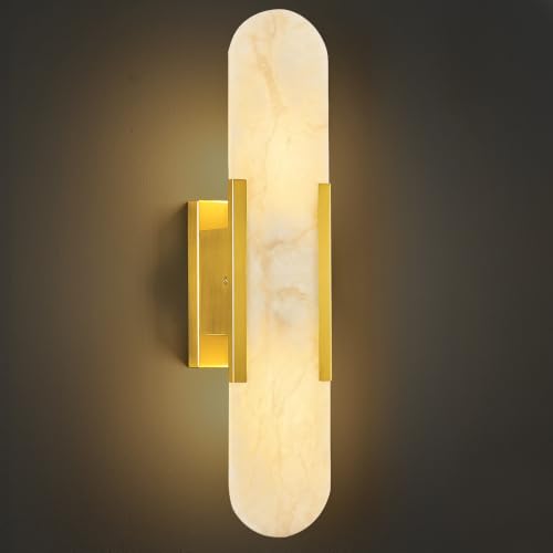 Alabaster Wall Sconce (Gold / 19.7 in-1Pack)
