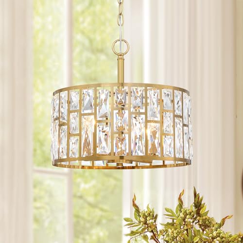 Farmhouse Crystal Pendant Light Fixture 1