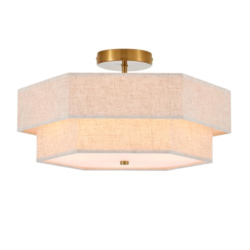 Modern Semi Flush Mount Ceiling Light Fixture