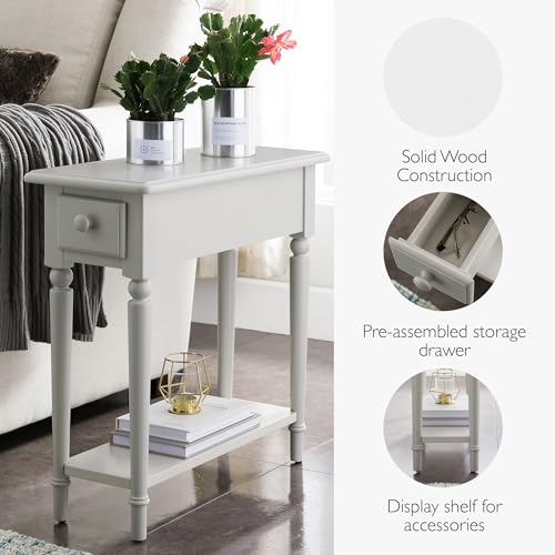 Coastal End Table (Greige)